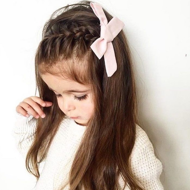 baby hair styling